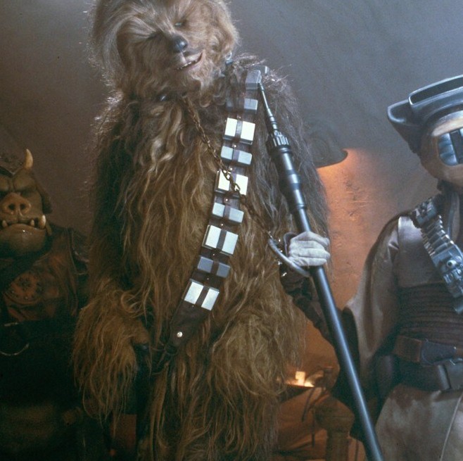 Three bounty hunters in jabbas palace