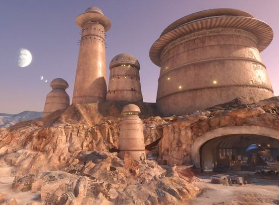 Jabba's palace on a hill during daytime
