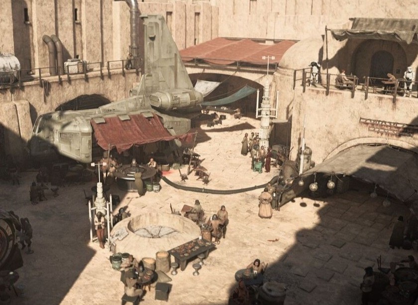 Aerial image of the Wonto shopping district